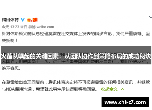 火箭队崛起的关键因素：从团队协作到策略布局的成功秘诀